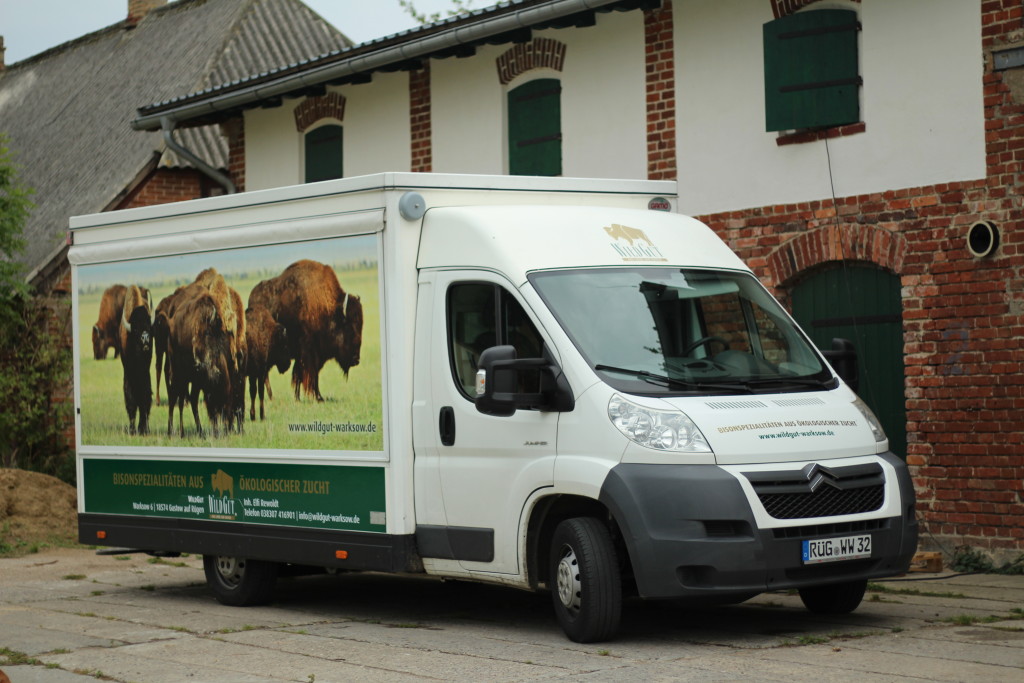 Bison, Plakat, Werbung